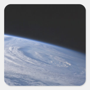 Die schöne Aussicht Quadratischer Aufkleber