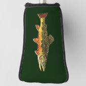 Die schöne Bachforelle Golf Headcover (Rotieren 90)