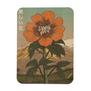 Die schöne Blume Magnet