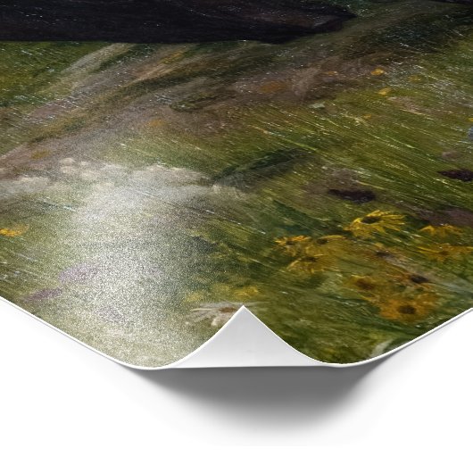 Die schöne Dame ohne Gnade von Frank Dicksee Fotodruck (Ecke)