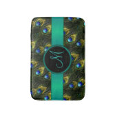 Die schöne Fantasie-funkelnd Pfau-Feder der Frauen Badematte (Vorderseite Vertikal)