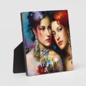 Die schöne Farbgestaltung Fotoplatte (Vorderseite)