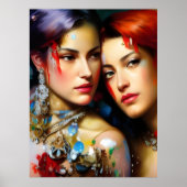 Die schöne Farbgestaltung Poster (Vorne)