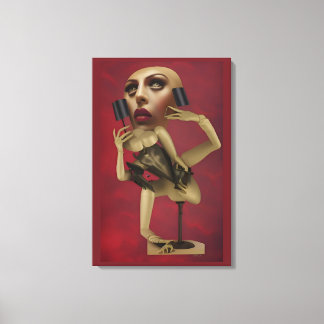 Die schöne Figur Leinwanddruck