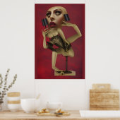 Die schöne Figur Poster (Küche)