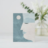 Die schöne Frau Boho Postkarte (Stehend Vorderseite)