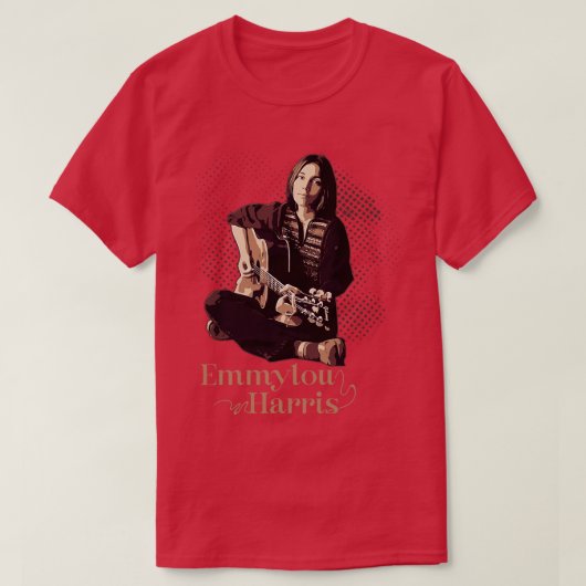 Die schöne Frau Emmylou T-Shirt (Design vorne)