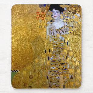 Die schöne Frau in Gold Gustav Klimt Mousepad