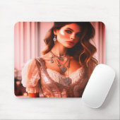 Die schöne Frau Laptop Desktop Tablet Mousepad (Mit Mouse)