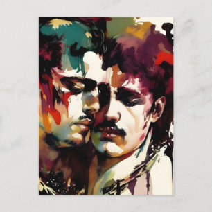 Die schöne Gay Lovers Postkarte