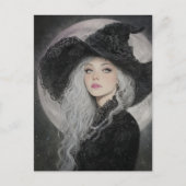 Die schöne Hexe Postkarte (Vorderseite)