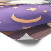 Die schöne Hexe und ihr Collie Morning-Kaffee Poster (Ecke)