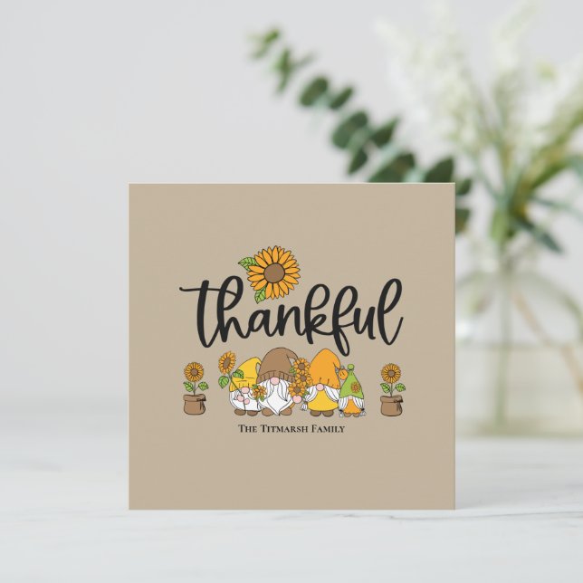 Die schöne kleine Sonnenblumenfamilie (Stehend Vorderseite)