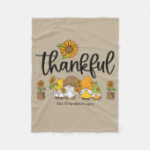 Die schöne kleine Sonnenblumenfamilie Fleecedecke (Vorderseite)