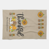 Die schöne kleine Sonnenblumenfamilie Geschirrtuch (Horizontal)