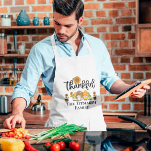Die schöne kleine Sonnenblumenfamilie Lange Schürze