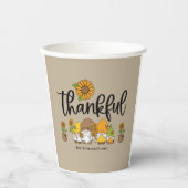 Die schöne kleine Sonnenblumenfamilie Pappbecher (Vorderseite)