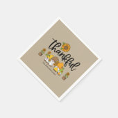 Die schöne kleine Sonnenblumenfamilie Serviette (Ecke)