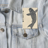 die schöne Koi-Fische im Meer Button (Insitu)