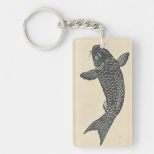 die schöne Koi-Fische im Meer Schlüsselanhänger