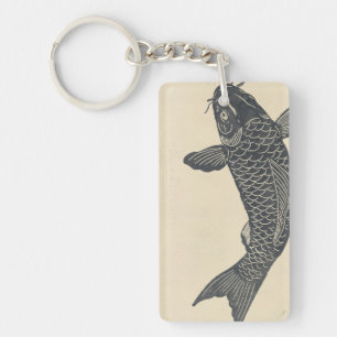 die schöne Koi-Fische im Meer Schlüsselanhänger