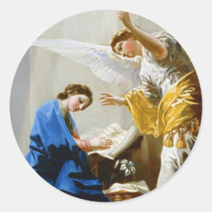 Die schöne Kunst Ankündigung Francisco José de Runder Aufkleber