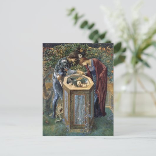 Die schöne Kunst des Baleful Head Postkarte (Stehend Vorderseite)