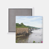 Die schöne Küste der Insel Newport Rhode Magnet (Vorderseite/Rückseite)