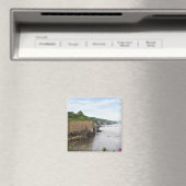 Die schöne Küste der Insel Newport Rhode Magnet (In Situ (Geschirrspüler))