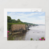 Die schöne Küste der Insel Newport Rhode Postkarte (Vorne/Hinten)