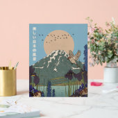 Die schöne Landschaft Acrylschild (Hochzeit)