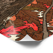 Die schöne Landschaft im Herbst Poster (Ecke)