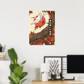 Die schöne Landschaft im Herbst Poster (Heimbüro)