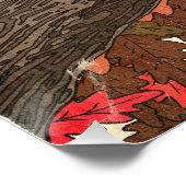 Die schöne Landschaft im Herbst Poster (Ecke)
