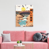 Die schöne Landschaft Leinwanddruck (Insitu (Wohnzimmer))