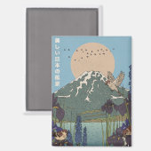Die schöne Landschaft Magnet (Vorderseite/Rückseite)