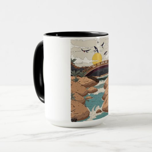 Die schöne Landschaft Tasse (Vorderseite Links)