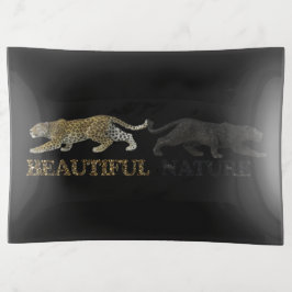 Die schöne Leopardenlandschaft Dekoschale