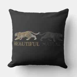 Die schöne Leopardenlandschaft Kissen