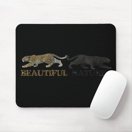 Die schöne Leopardenlandschaft Mousepad (Mit Mouse)