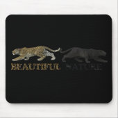 Die schöne Leopardenlandschaft Mousepad (Vorne)