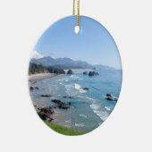 Die schöne Oregon-Küste von Ecola Park Keramikornament (Rechts)