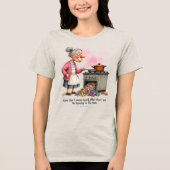 Die schöne Ovene von Oven Tri-Blend Shirt (Vorderseite)