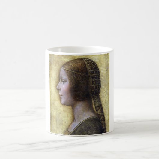 Die schöne Prinzessin Leonardo da Vinci Kaffeetasse (Mittel)