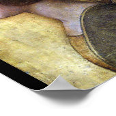 Die schöne Prinzessin Leonardo da Vinci Poster (Ecke)