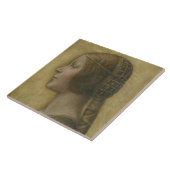 Die schöne Prinzessin (von Leonardo da Vinci) Fliese (Seite)