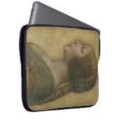 Die schöne Prinzessin (von Leonardo da Vinci) Laptopschutzhülle (Vorne Rechts)