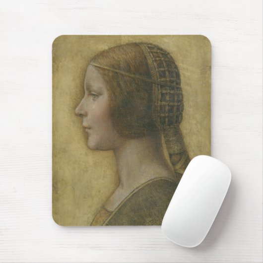 Die schöne Prinzessin (von Leonardo da Vinci) Mousepad (Mit Mouse)