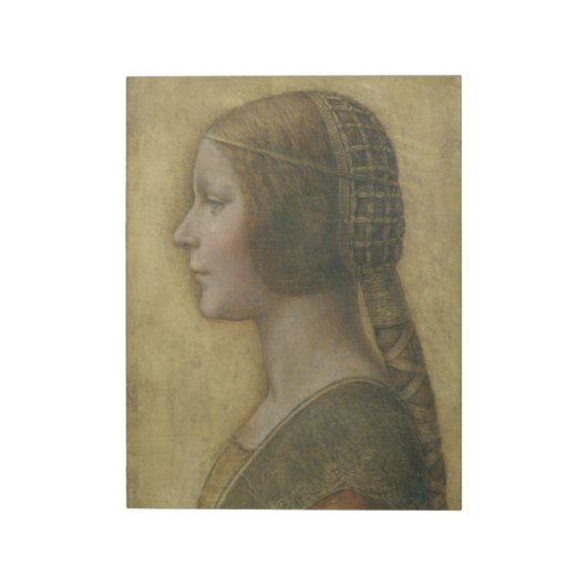 Die schöne Prinzessin (von Leonardo da Vinci) Notizblock (Rotiert)