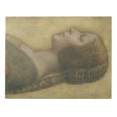 Die schöne Prinzessin (von Leonardo da Vinci) Notizblock (Vorderseite)